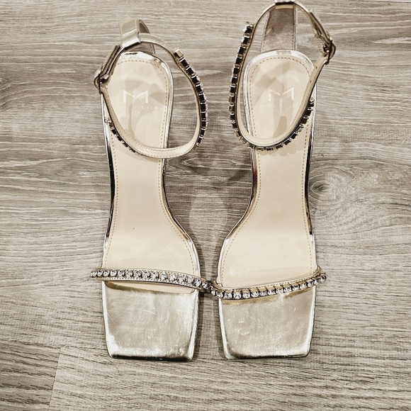 Marc Fisher LTD Karima Ankle Strap Sandal Gold - Picture 2 of 7